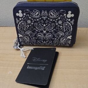 Loungefly Navy and White Disney Wallet